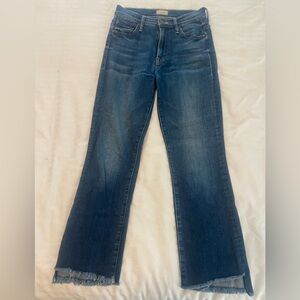 MOTHER The Insider Crop Step Fray Jeans - Size 25 - Excellent Used Condition